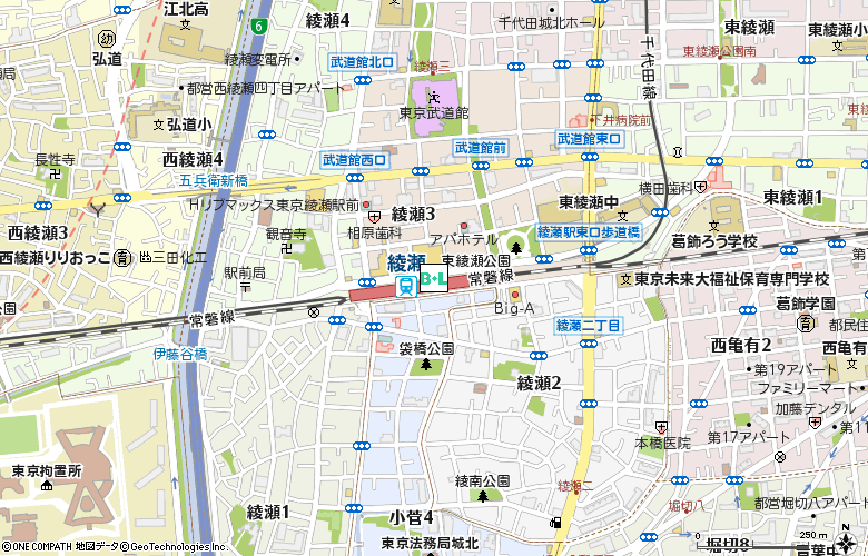 ファインメガネ・コンタクト本店付近の地図